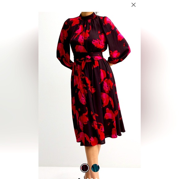 Nine West High Neck Midi Dress - Picture 1 of 1